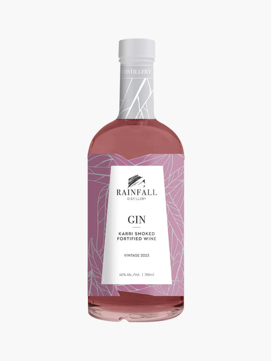 Rainfall Distillery Gin infused with Karri Smoked Fortified Wine